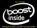 BOOST Inside funny decal 160 x 115 mm CONFIRM your color