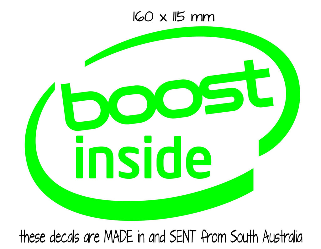 BOOST Inside funny decal 160 x 115 mm CONFIRM your color