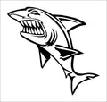 ANGRY SHARK decal 220 x 130 mm CONFIRM your color