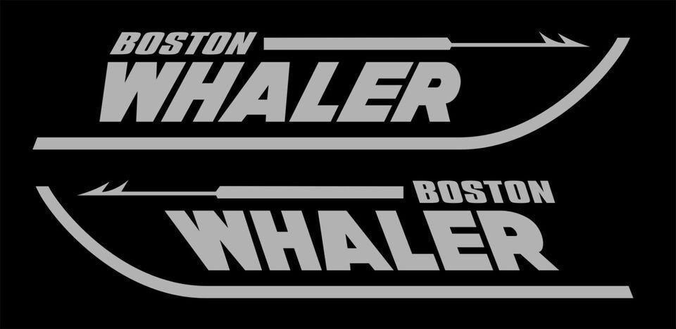 Boston Whaler Boat decals TWO (2) 700 x 140 mm each CONFIRM your color