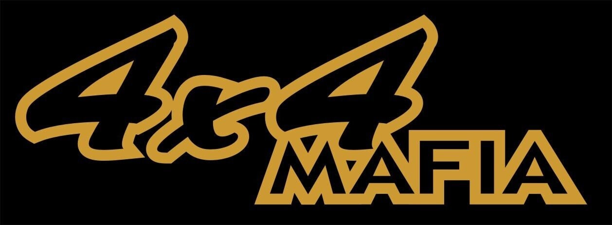 4x4 MAFIA funny vinyl decal 240 x 80 mm CONFIRM your color
