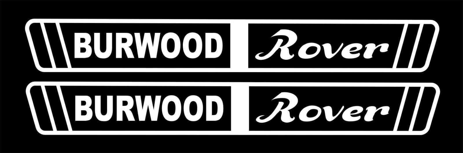 BURWOOD Rover retro Boat decals TWO (2) 1000 x 130 mm each CONFIRM your color