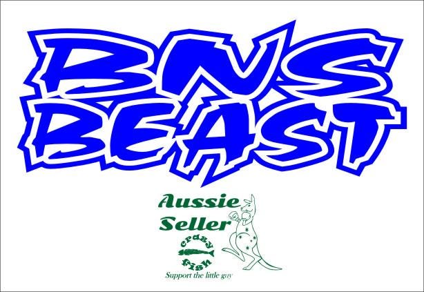 BNS BEAST vinyl decal 200 x 90 mm CONFIRM your color