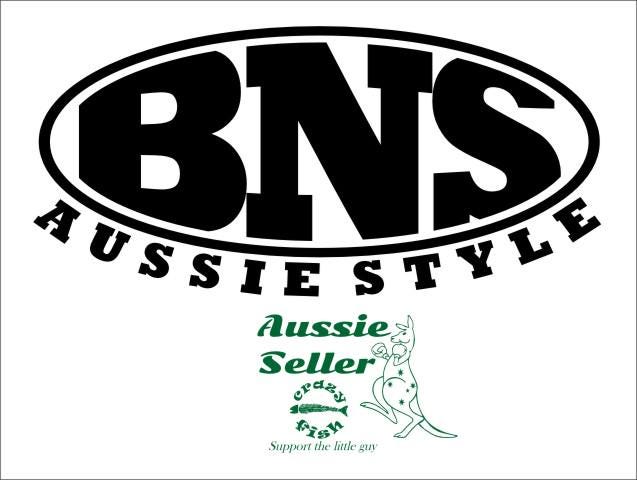 BNS AUSSIE Style vinyl decal 200 x 95 mm CONFIRM your color