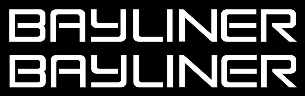 BAYLINER Boat decals TWO (2)  900 x 100 mm each CONFIRM your color