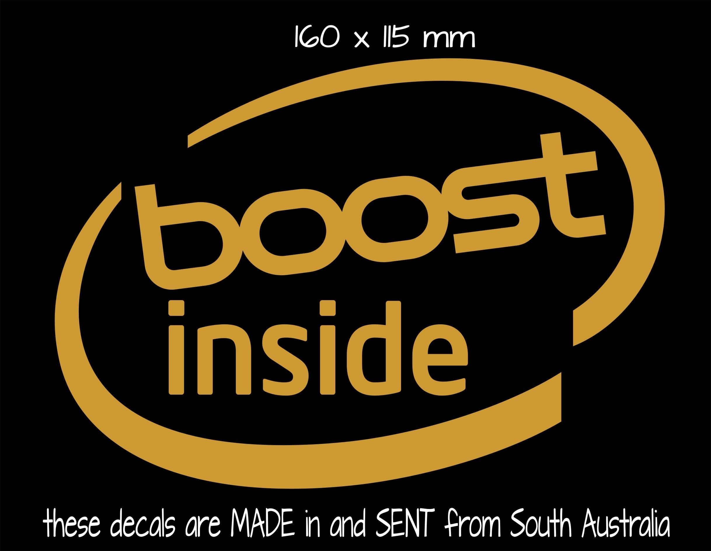 BOOST Inside funny decal 160 x 115 mm CONFIRM your color