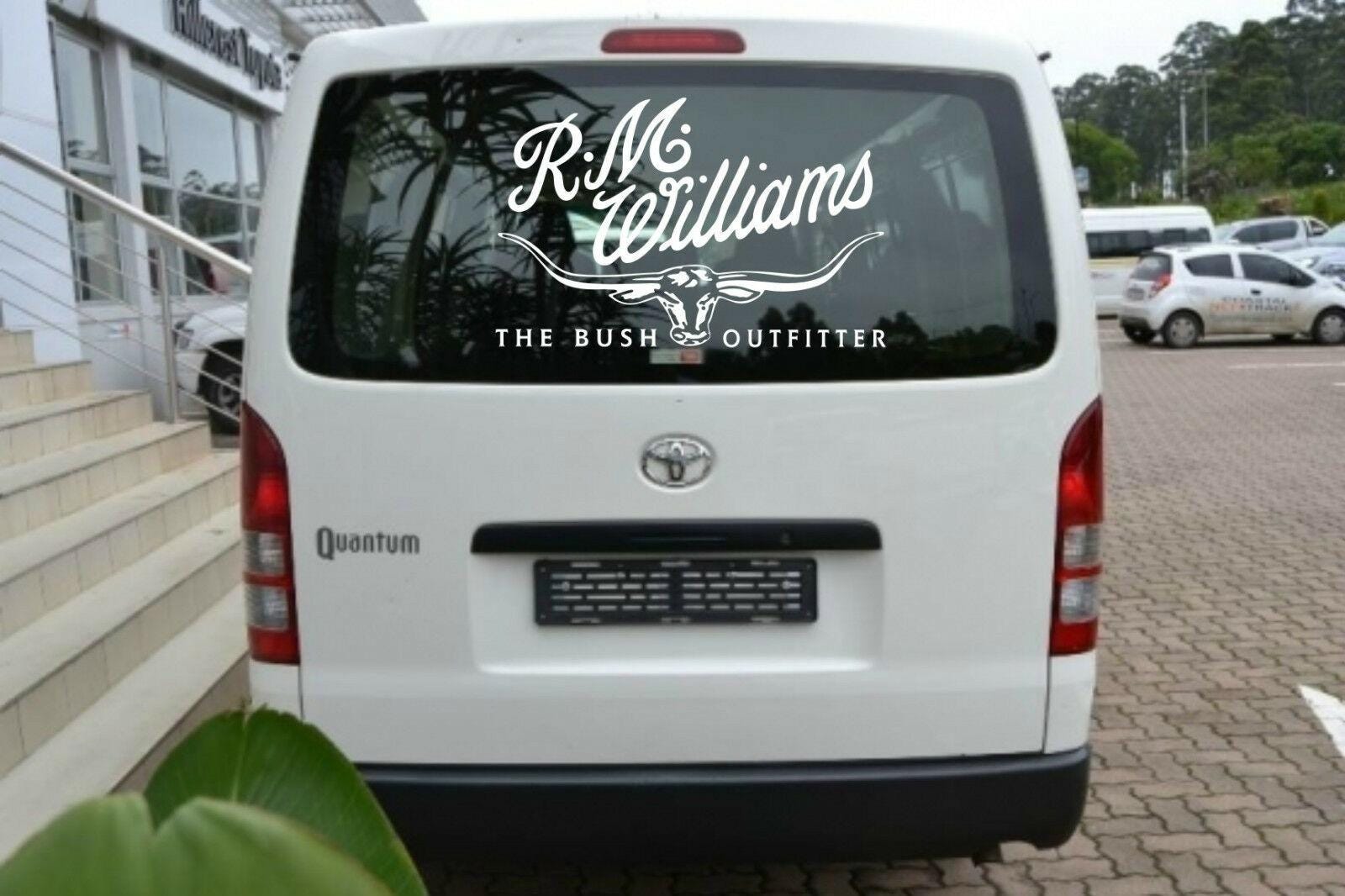 Bush Outfitter  LARGE vinyl decal 700 x 450 mm CONFIRM your color