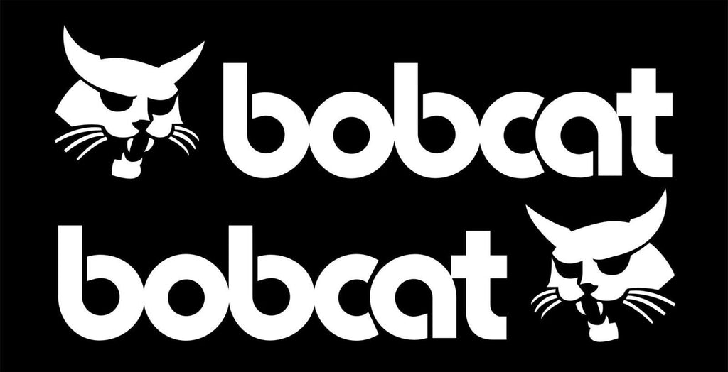 Bobcat vinyl decals TWO (2) 280 x 70 mm each CONFIRM your color