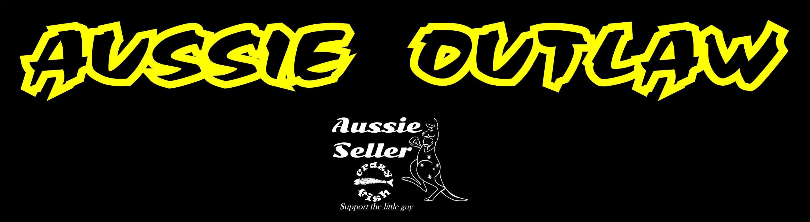 AUSSIE OUTLAW vinyl decal LARGE 950 x 100 mm Confirm your color