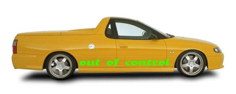 BNS Custom HUGE vinyl decals TWO (2) 1400 x 250 mm Confirm your color and font