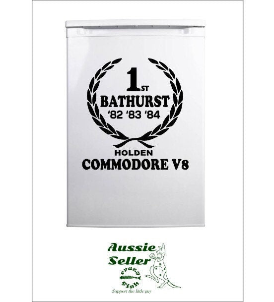 Bathurst  Commodore 1st retro wreath LARGE decal 500 x 480 mm CONFIRM your color